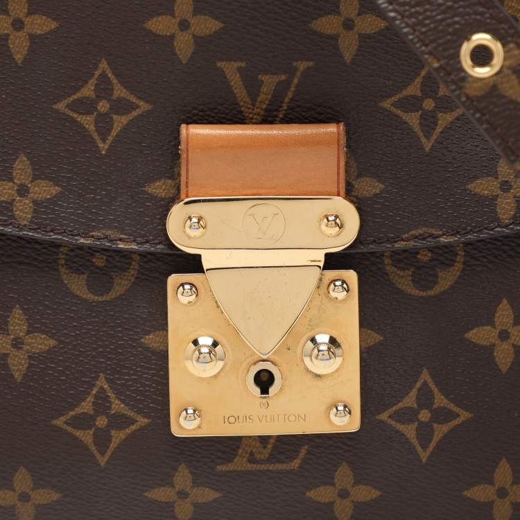 Pre Owned Louis Vuitton Bordeaux Monogram Canvas Eden MM Bag