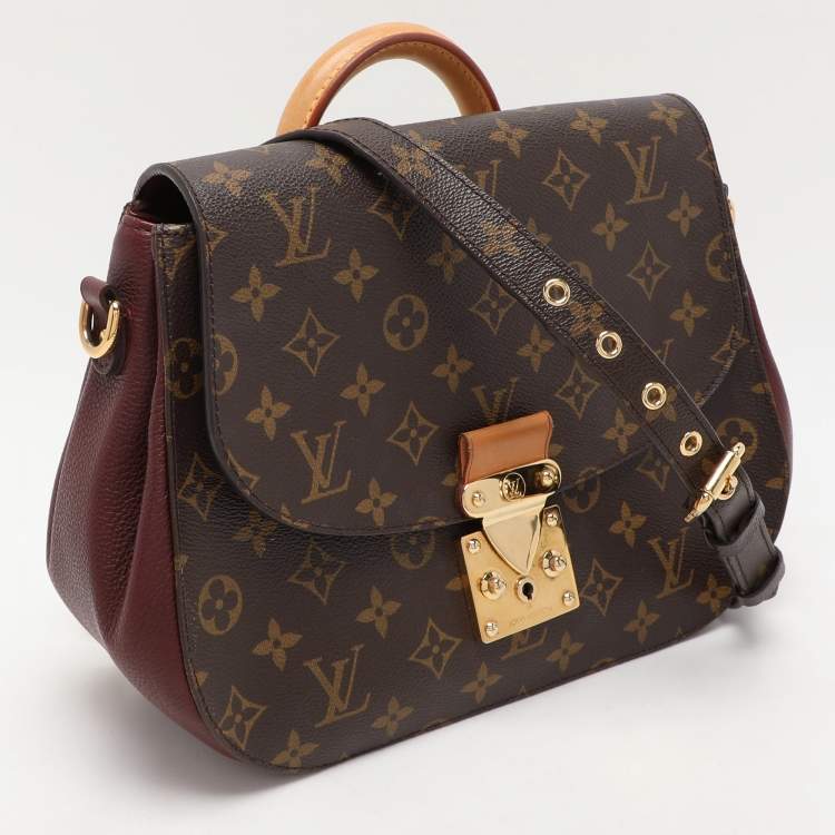 Pre Owned Louis Vuitton Bordeaux Monogram Canvas Eden MM Bag