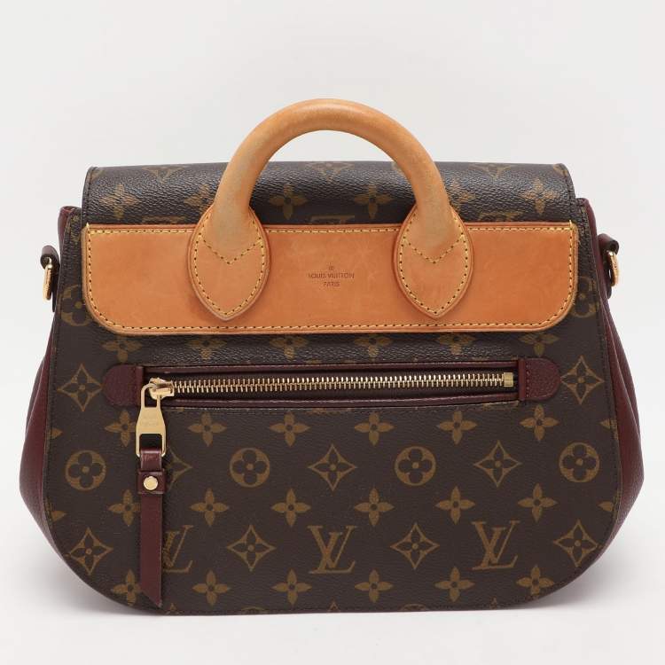 Pre Owned Louis Vuitton Bordeaux Monogram Canvas Eden MM Bag