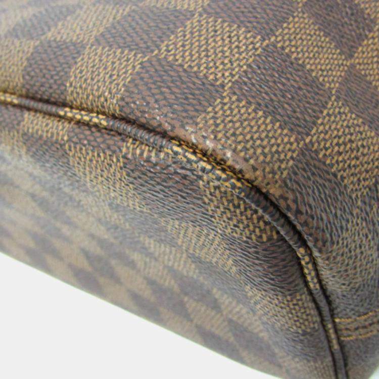 Pre Owned Louis Vuitton Damier Ebene Canvas Neverfull PM Shoulder Bag