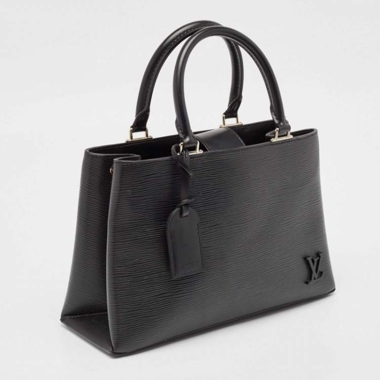 Pre Owned Louis Vuitton Black Epi Leather Kleber MM Bag