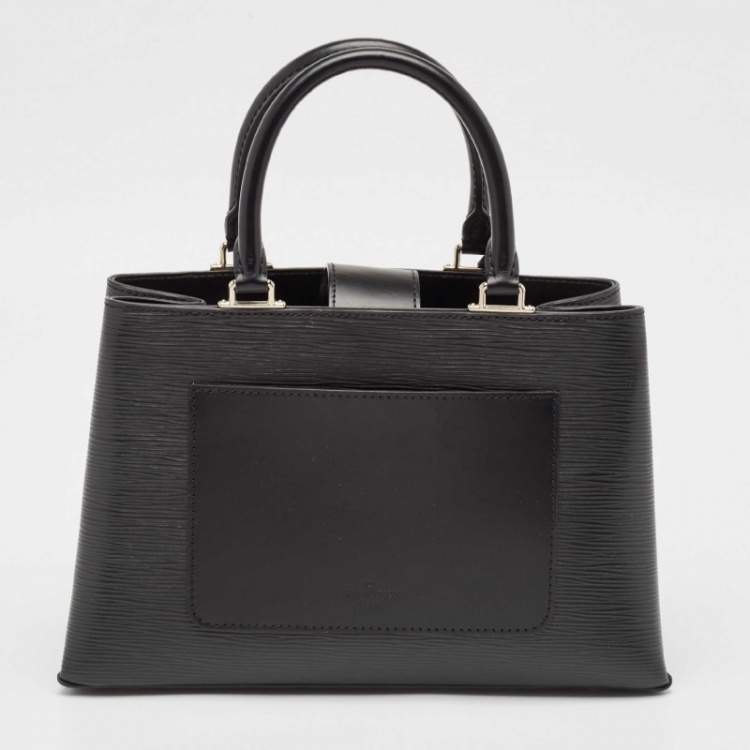Pre Owned Louis Vuitton Black Epi Leather Kleber MM Bag