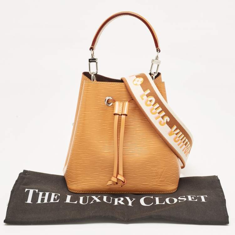 Pre Owned Louis Vuitton Gold Miel Epi Leather NéoNoé BB Bag