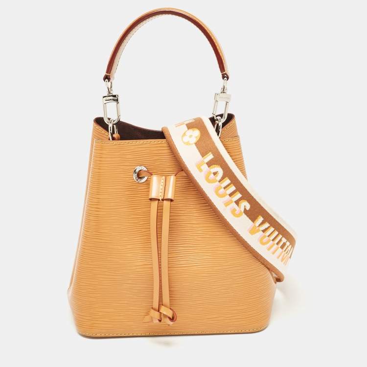 Pre Owned Louis Vuitton Gold Miel Epi Leather NéoNoé BB Bag
