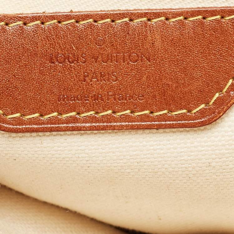 Pre Owned Louis Vuitton Brown Monogram Canvas Tisse Rayures PM Bag