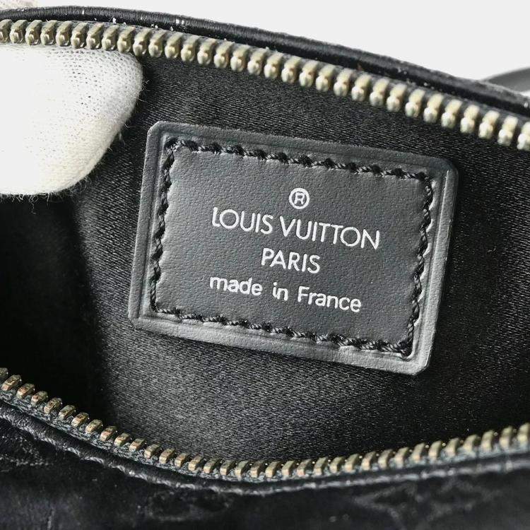 Pre Owned Louis Vuitton Black Monogram Little Papillon Handbag