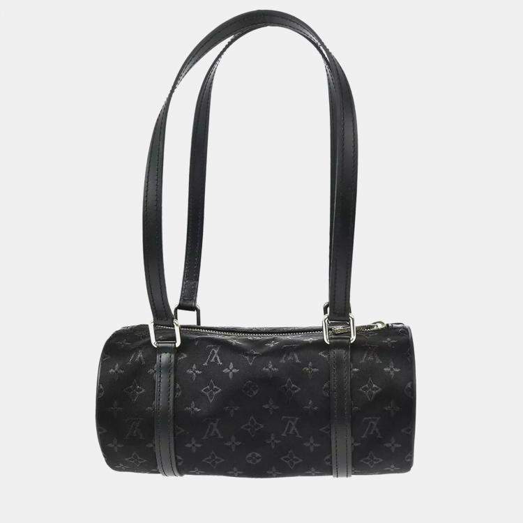 Pre Owned Louis Vuitton Black Monogram Little Papillon Handbag