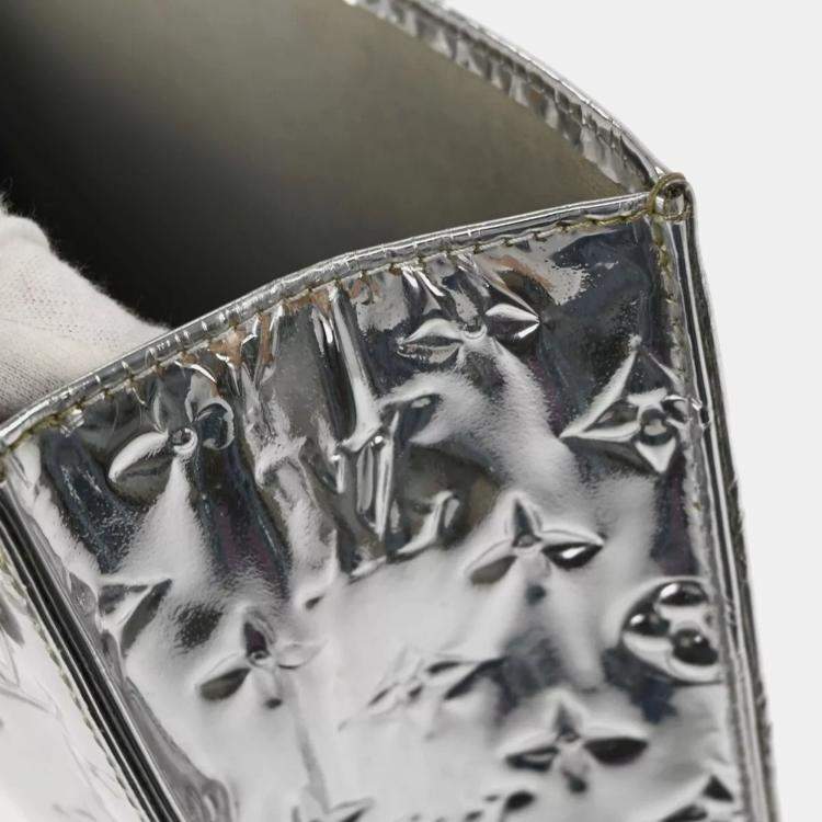 Pre Owned Louis Vuitton Silver Monogram Miroir Sac Plat Handbag