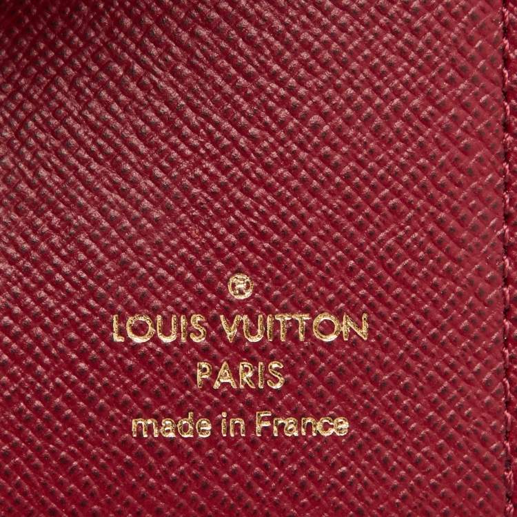 Pre Owned Louis Vuitton Fuchsia Monogram Canvas and Leather Zoe Wallet