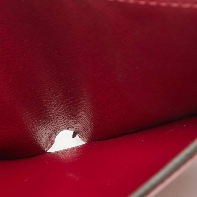 Pre Owned Louis Vuitton Fuchsia Monogram Canvas and Leather Zoe Wallet