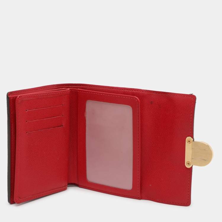 Pre Owned Louis Vuitton Damier Ebene Canvas Koala Wallet