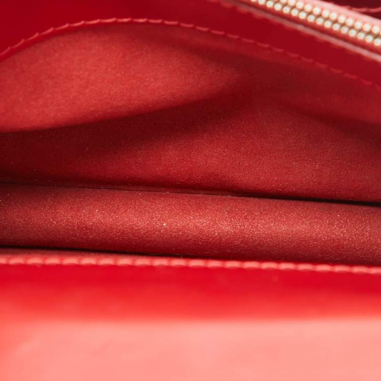 Pre Owned Louis Vuitton Rubis Epi Leather Sevigne PM Bag