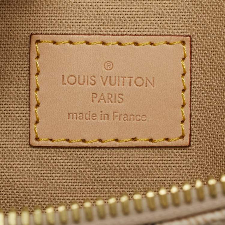 Pre Owned Louis Vuitton Damier Azur Canvas Figheri GM Bag