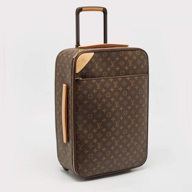Pre Owned Louis Vuitton Monogram Canvas Pegase Legere 55 Luggage