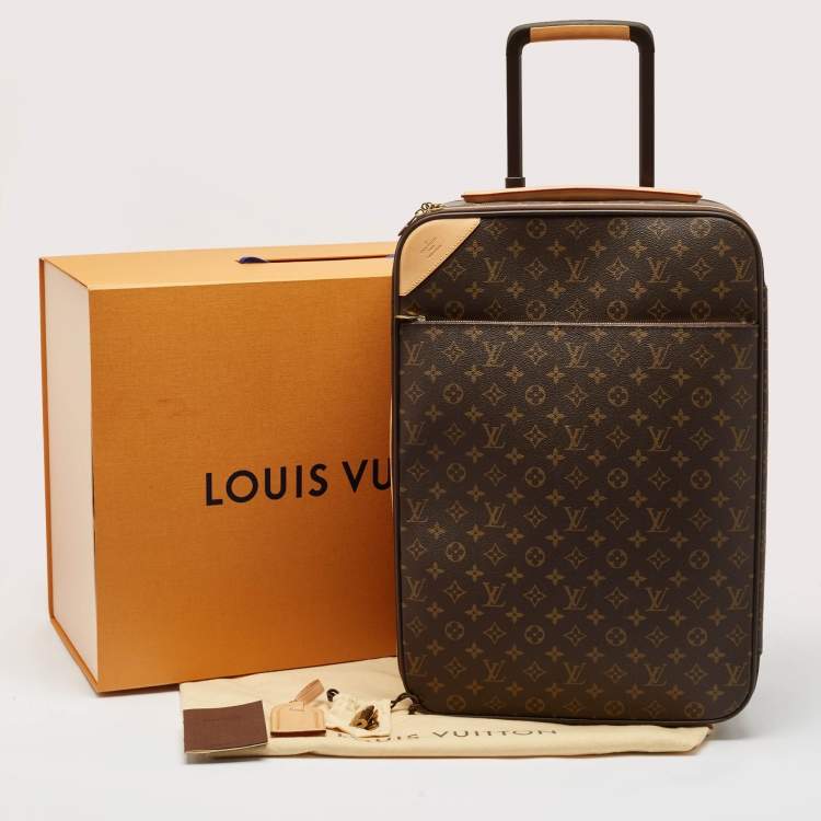 Pre Owned Louis Vuitton Monogram Canvas Pegase Legere 55 Luggage