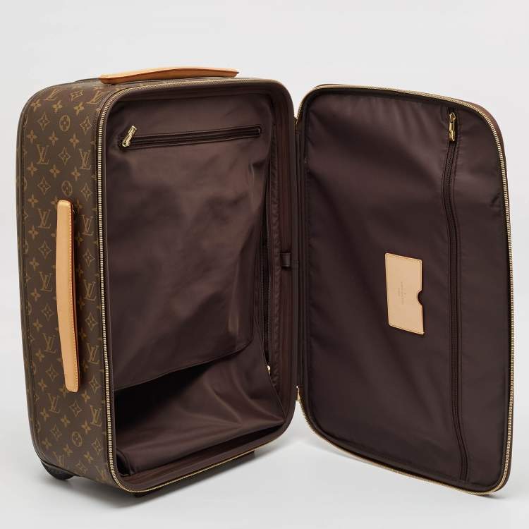 Pre Owned Louis Vuitton Monogram Canvas Pegase Legere 55 Luggage