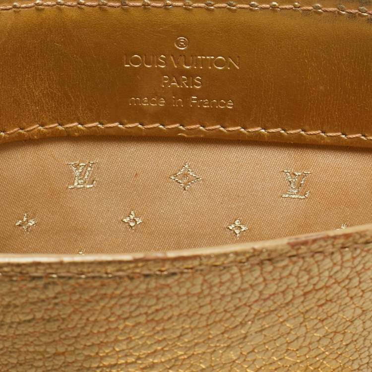 Pre Owned Louis Vuitton Gold Suhali Leather Le Fabuleux Bag