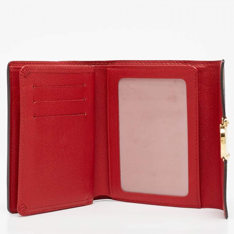 Pre Owned Louis Vuitton Damier Ebene Canvas Koala Wallet