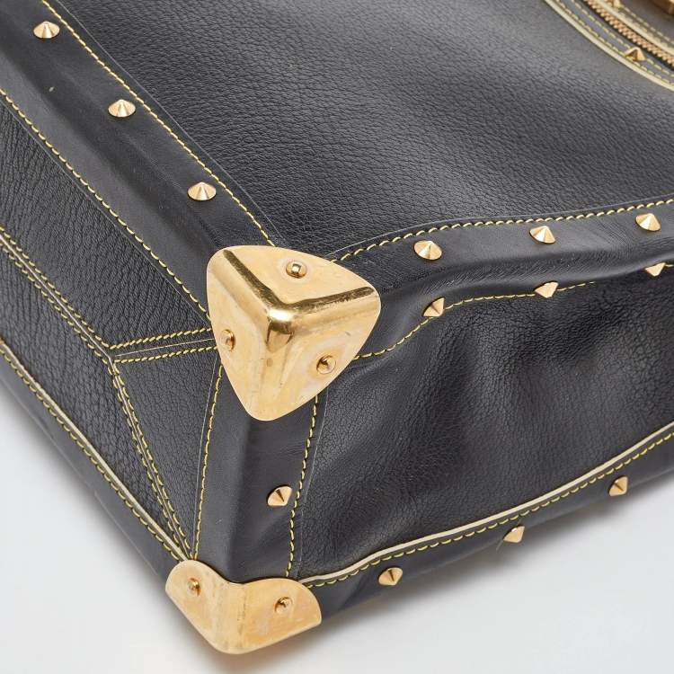 Pre Owned Louis Vuitton Black Suhali Leather L'Imprevisible Bag