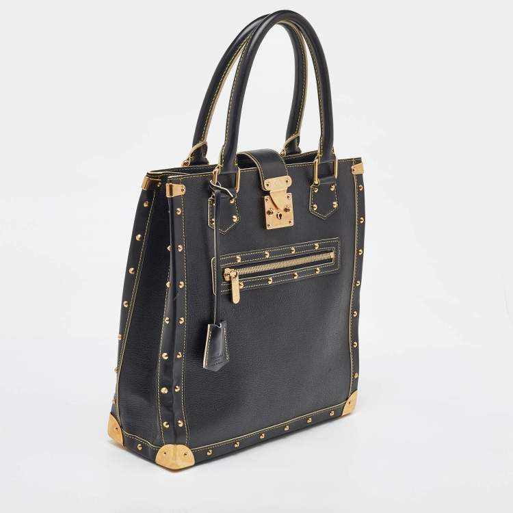Pre Owned Louis Vuitton Black Suhali Leather L'Imprevisible Bag