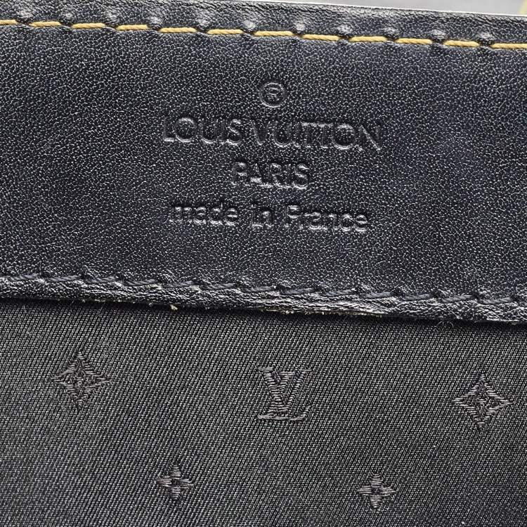 Pre Owned Louis Vuitton Black Suhali Leather L'Imprevisible Bag