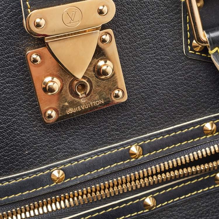 Pre Owned Louis Vuitton Black Suhali Leather L'Imprevisible Bag