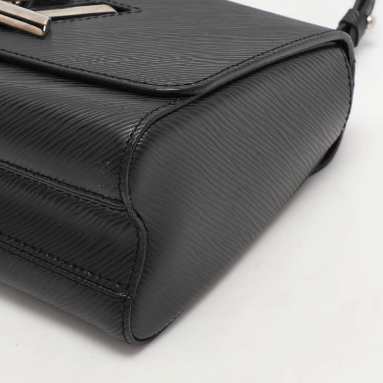 Pre Owned Louis Vuitton Black Epi Leather Twist MM Bag