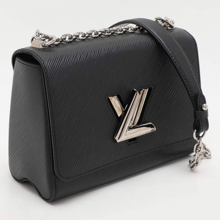 Pre Owned Louis Vuitton Black Epi Leather Twist MM Bag