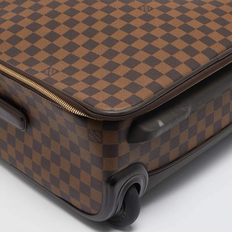 Pre Owned Louis Vuitton Damier Ebene Canvas Business Pegase 55 Luggage