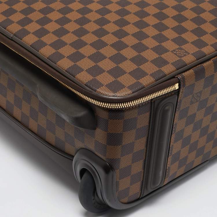 Pre Owned Louis Vuitton Damier Ebene Canvas Business Pegase 55 Luggage