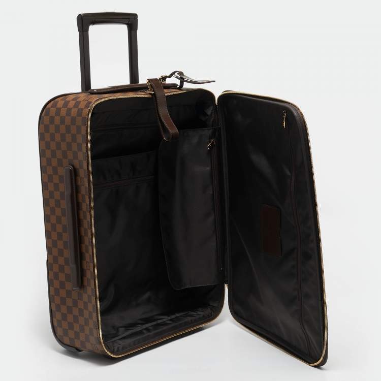Pre Owned Louis Vuitton Damier Ebene Canvas Business Pegase 55 Luggage