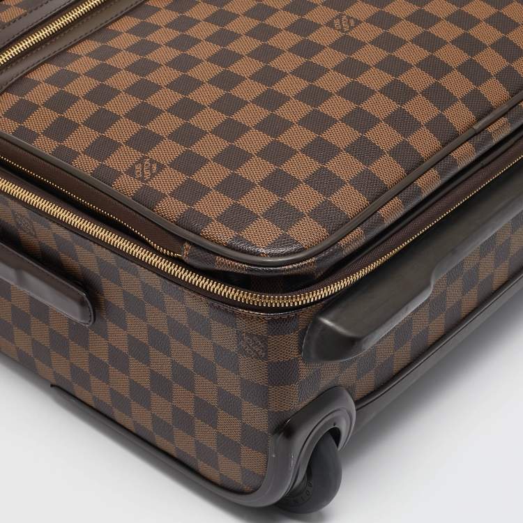 Pre Owned Louis Vuitton Damier Ebene Canvas Business Pegase Legere 55 Luggage