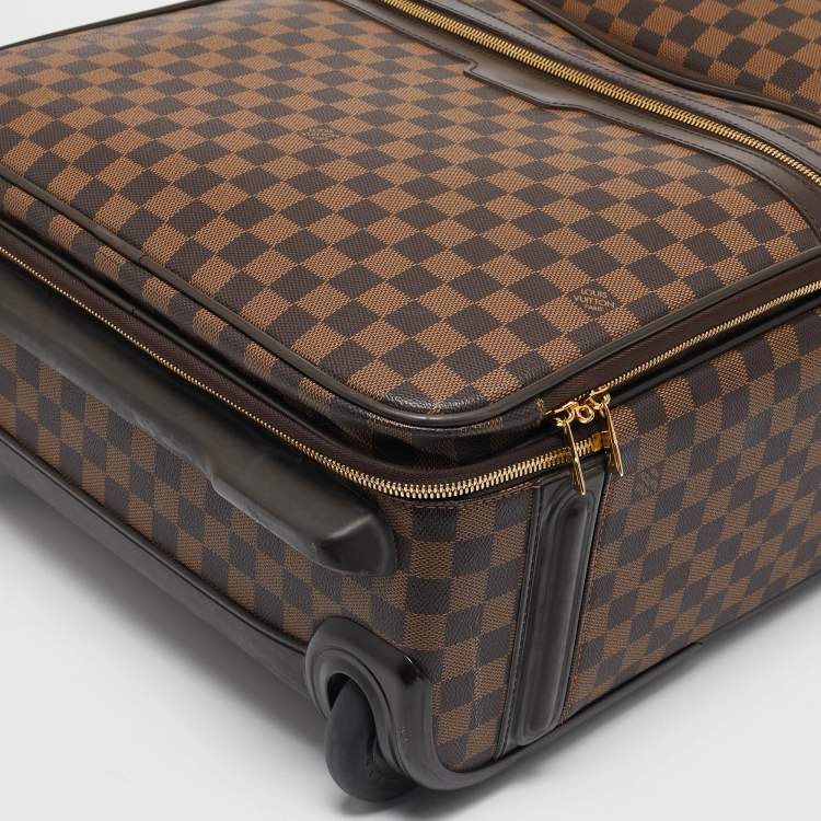 Pre Owned Louis Vuitton Damier Ebene Canvas Business Pegase Legere 55 Luggage