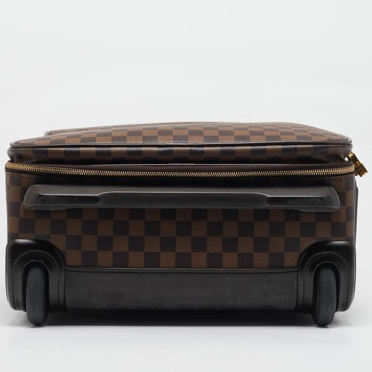 Pre Owned Louis Vuitton Damier Ebene Canvas Business Pegase Legere 55 Luggage