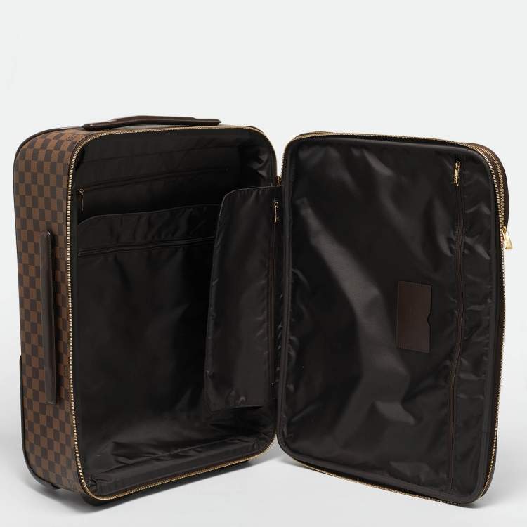Pre Owned Louis Vuitton Damier Ebene Canvas Business Pegase Legere 55 Luggage