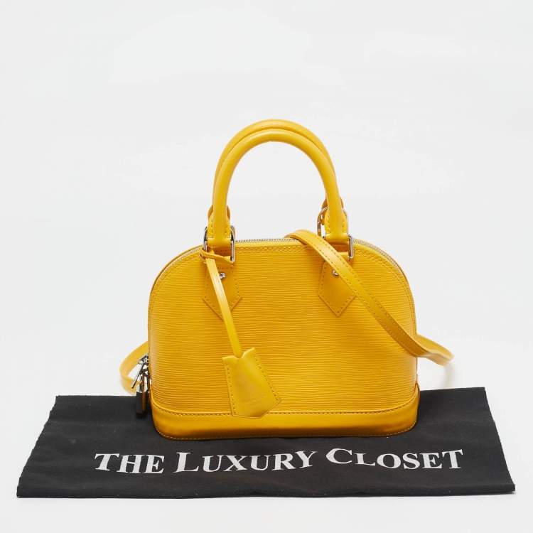 Pre Owned Louis Vuitton Mimosa Epi Leather Alma BB Bag
