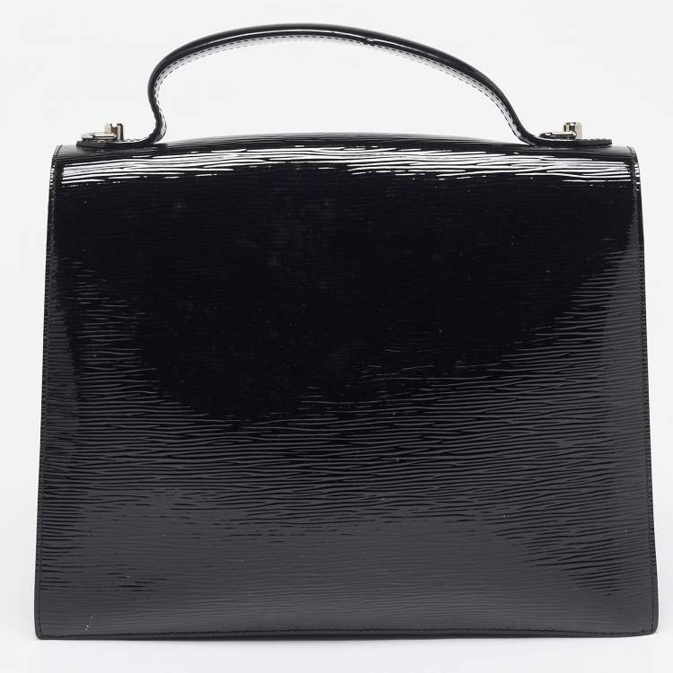 Pre Owned Louis Vuitton Black Electric Epi Leather Sevigne GM Bag