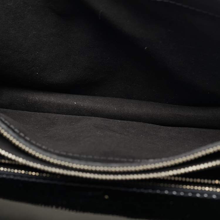 Pre Owned Louis Vuitton Black Electric Epi Leather Sevigne GM Bag