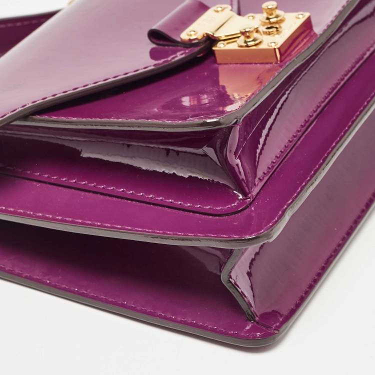 مملوكة مسبقًا Louis Vuitton Amethyst Vernis Monceau BB Bag