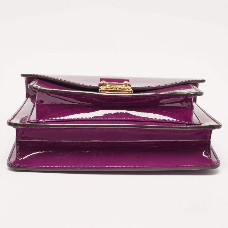 مملوكة مسبقًا Louis Vuitton Amethyst Vernis Monceau BB Bag