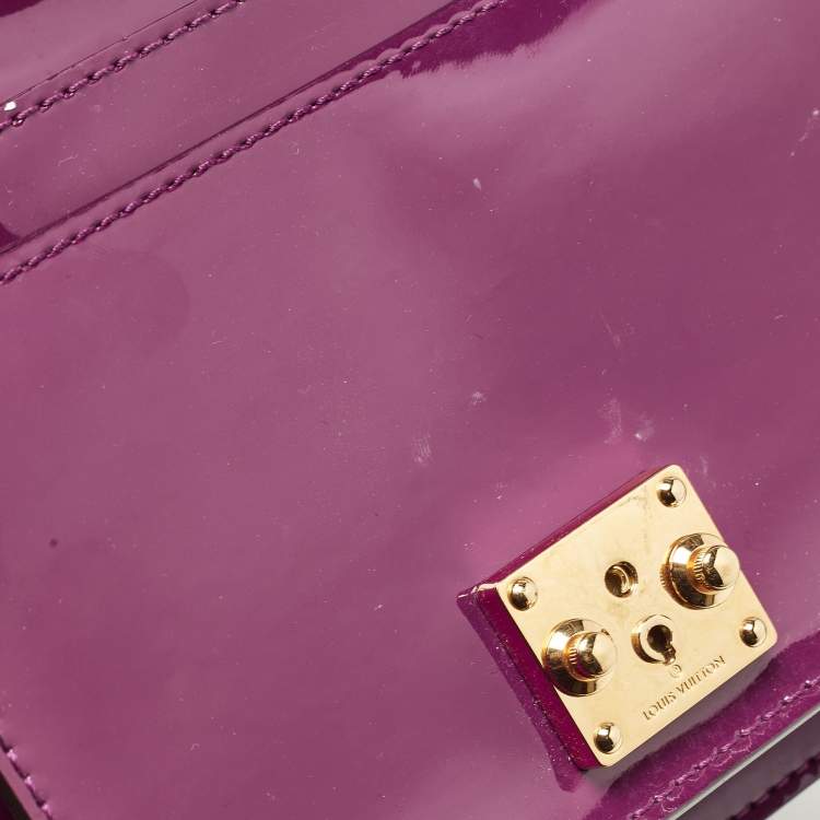 مملوكة مسبقًا Louis Vuitton Amethyst Vernis Monceau BB Bag