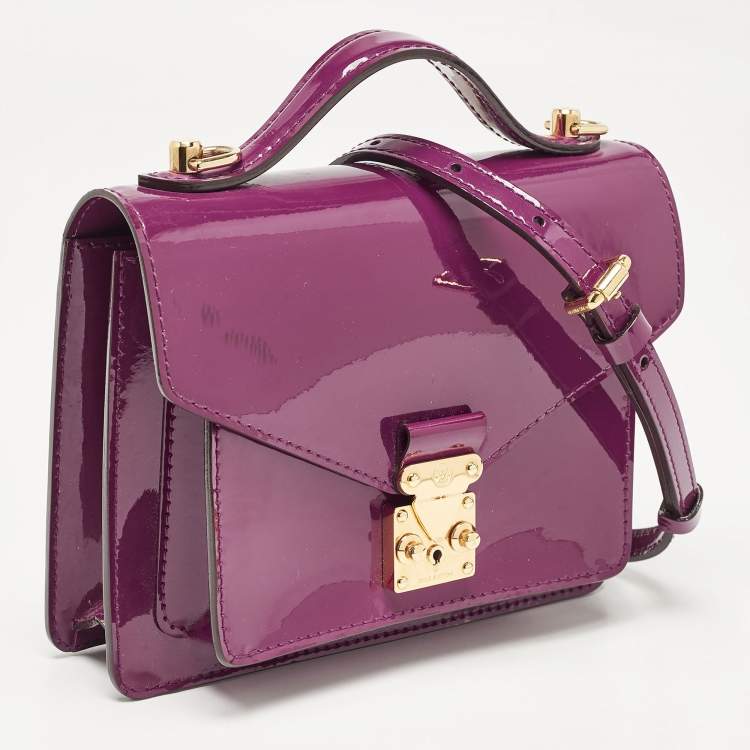 مملوكة مسبقًا Louis Vuitton Amethyst Vernis Monceau BB Bag