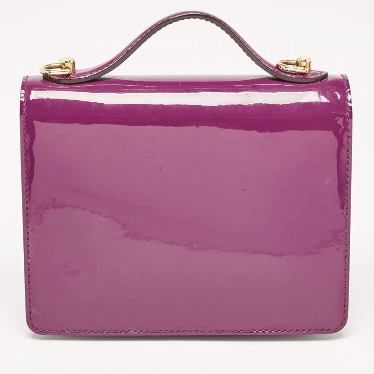 مملوكة مسبقًا Louis Vuitton Amethyst Vernis Monceau BB Bag