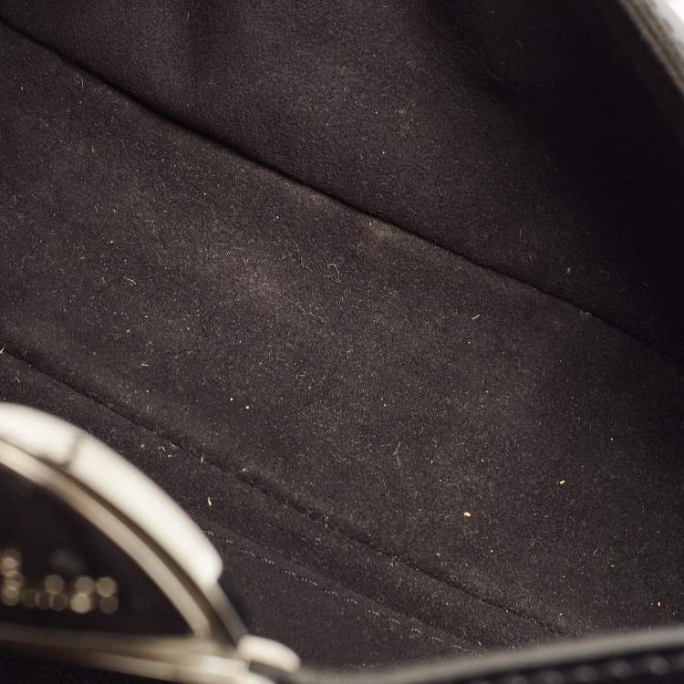 Pre Owned Louis Vuitton Black Epi Leather Montaigne Clutch Bag