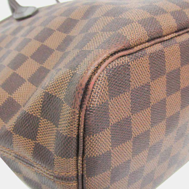 Pre Owned Louis Vuitton Damier Ebene Canvas Neverfull MM Tote Bag