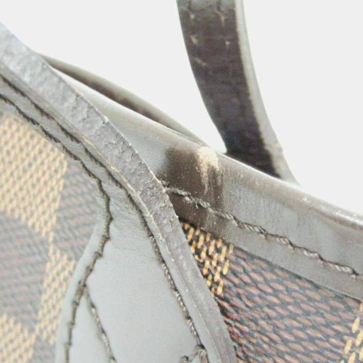 Pre Owned Louis Vuitton Damier Ebene Canvas Neverfull MM Tote Bag