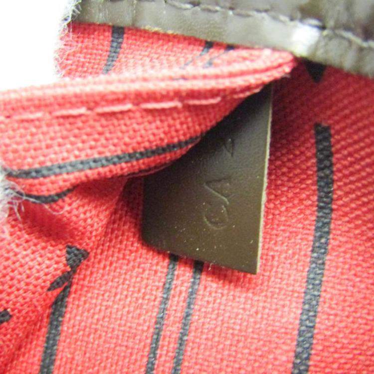 Pre Owned Louis Vuitton Damier Ebene Canvas Neverfull MM Tote Bag