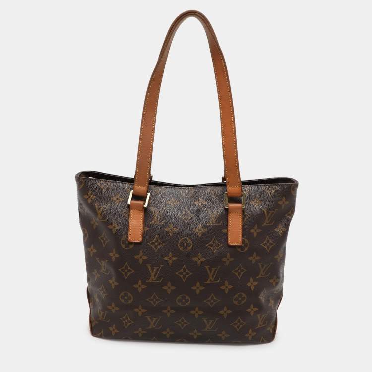 Pre Owned Louis Vuitton Monogram Canvas and Leather Cabas Piano Bag