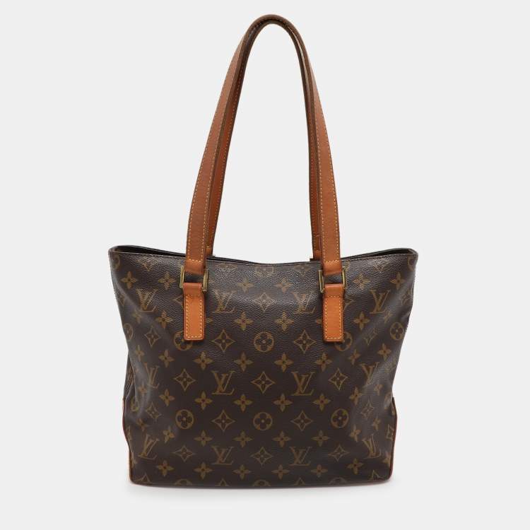 Pre Owned Louis Vuitton Monogram Canvas and Leather Cabas Piano Bag