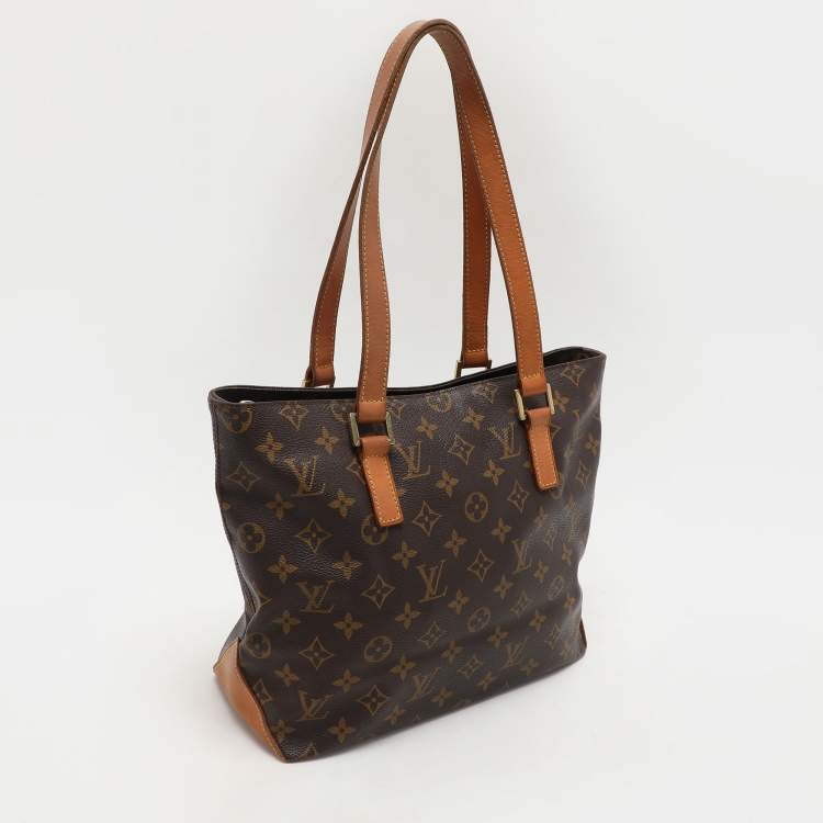 Pre Owned Louis Vuitton Monogram Canvas and Leather Cabas Piano Bag